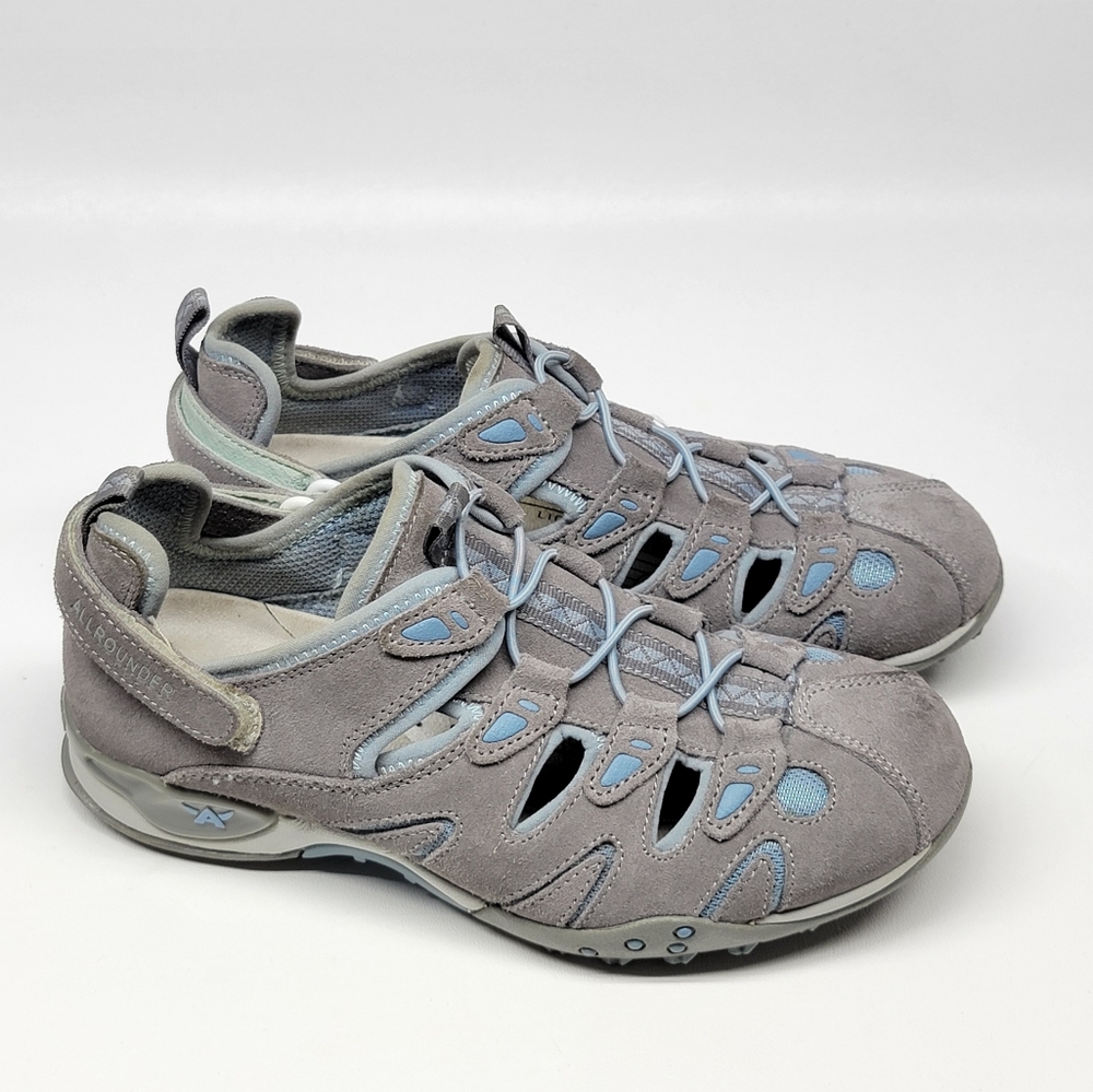 Allrounder by Mephisto Grey suede athletic women shoes 6.5 the shoes could be sl